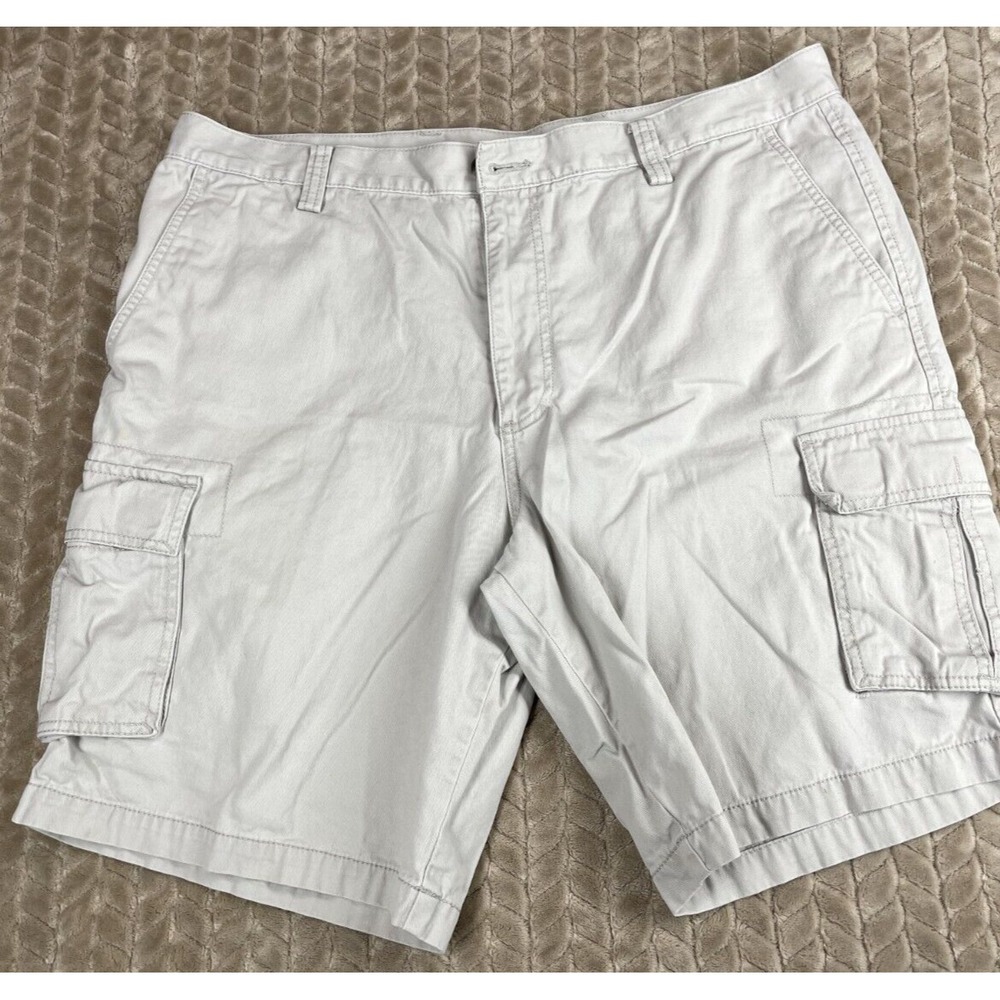 Dockers‎ Mens 40 Beige Cargo Flat Front Shorts Outdoor